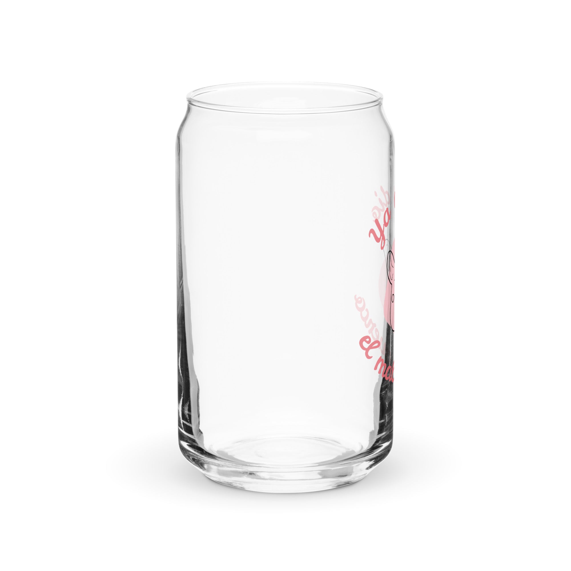 Can-shaped glass